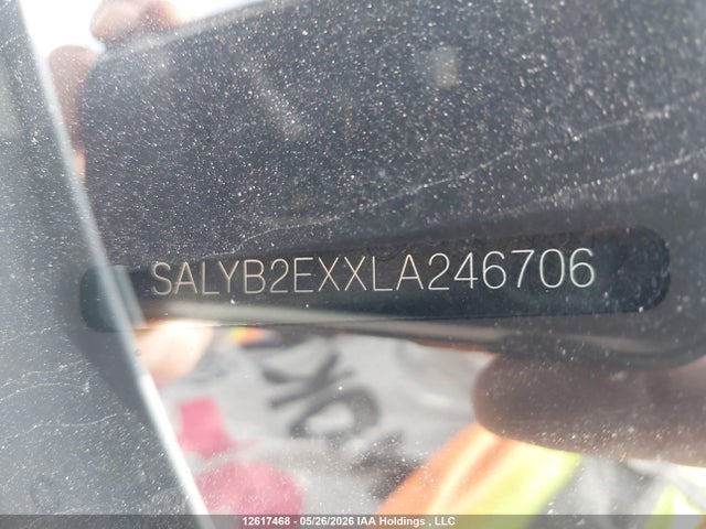 Aukcja sprzedaży 2020 Land Rover Range Rover Velar S, vin: SALYB2EXXLA246706, numer aukcji: 12617468