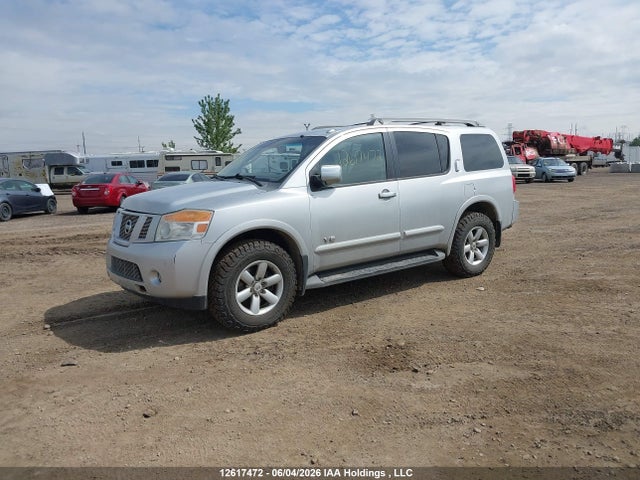 2008 Nissan Armada Se მანქანა იყიდება აუქციონზე, vin: 5N1AA08CX8N600261, აუქციონის ნომერი: 12617472