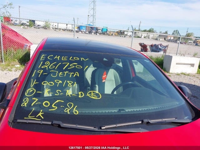 12617501 :رقم المزاد ، 3VWE57BU0KM009181 vin ، 2019 Volkswagen Jetta Sel مزاد بيع