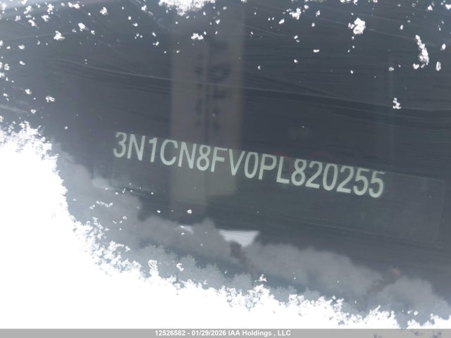 3N1CN8FV0PL820255 Nissan VERSA SR