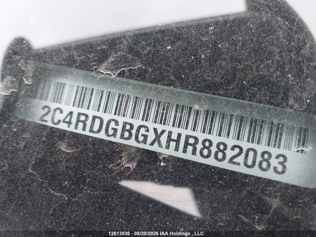 2C4RDGBGXHR882083 Dodge Grand Caravan Cvp/sxt