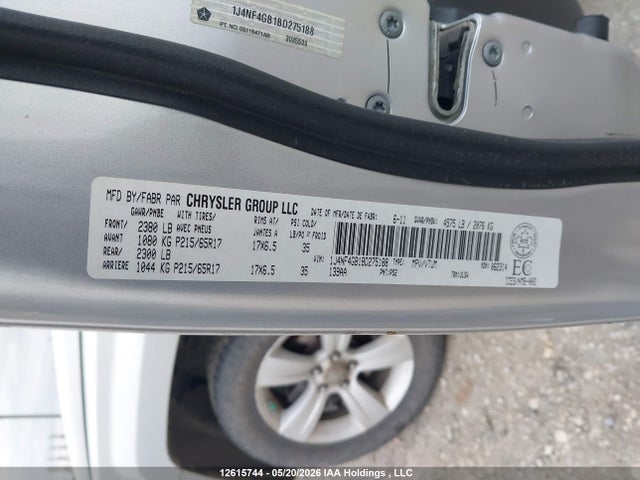 Aukcja sprzedaży 2011 Jeep Patriot Limited, vin: 1J4NF4GB1BD275188, numer aukcji: 12615744