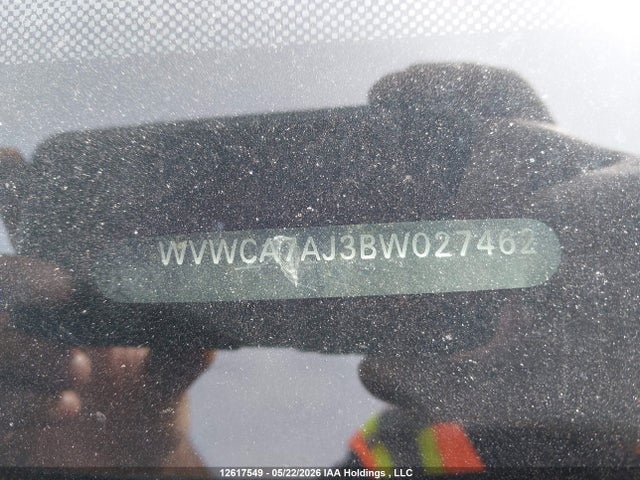 Продажа на аукционе авто 2011 Volkswagen Golf, vin: WVWCA7AJ3BW027462, номер лота: 12617549