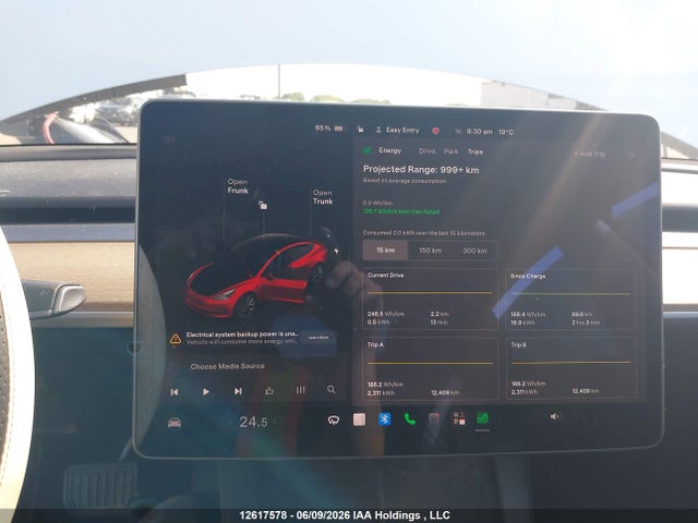 12617578 :رقم المزاد ، 5YJ3E1EB0NF194861 vin ، 2022 Tesla Model 3 Long Range مزاد بيع