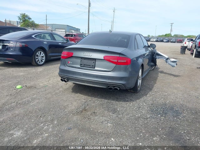 2015 Audi S4 Premium Plus მანქანა იყიდება აუქციონზე, vin: WAUBGCFL1FA129954, აუქციონის ნომერი: 12617597