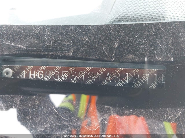 12617600 :رقم المزاد ، 1HGCG5678YA812714 vin ، 2000 Honda Accord Se مزاد بيع