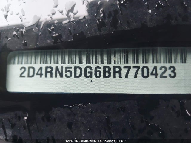 Продаж на аукціоні авто 2011 Dodge Grand Caravan Crew, vin: 2D4RN5DG6BR770423, номер лоту: 12617603