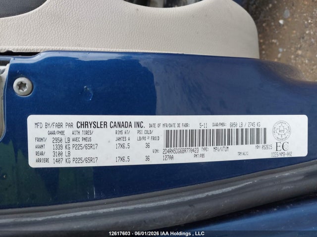 Продаж на аукціоні авто 2011 Dodge Grand Caravan Crew, vin: 2D4RN5DG6BR770423, номер лоту: 12617603