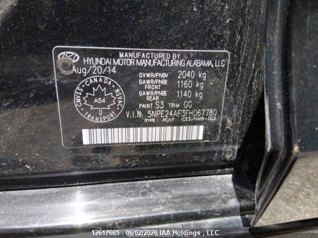 Hyundai SONATA GL 2015 5NPE24AF3FH067780 Image 10