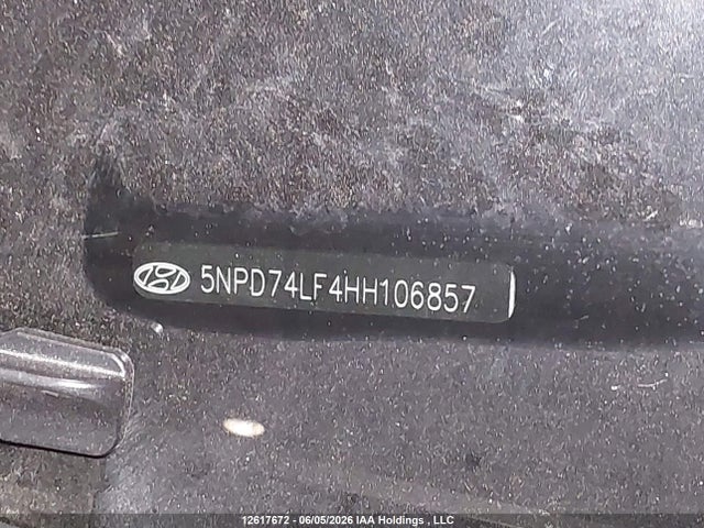 Продажа на аукционе авто 2017 Hyundai Elantra, vin: 5NPD74LF4HH106857, номер лота: 12617672