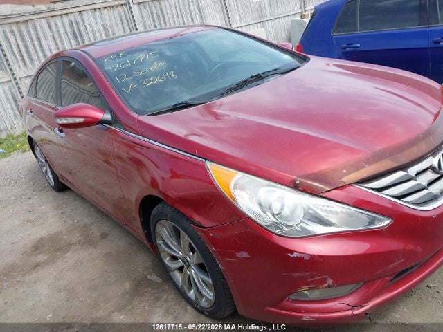 12617715 :رقم المزاد ، 5NPEC4AB0CH322648 vin ، 2012 Hyundai Sonata Se/limited مزاد بيع
