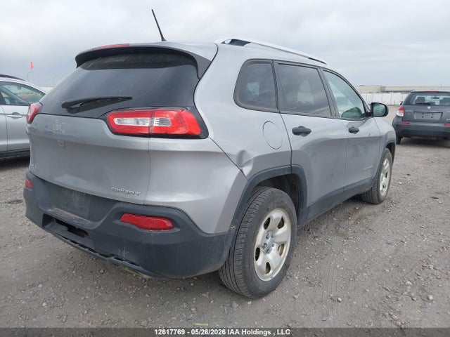 2015 Jeep Cherokee Sport მანქანა იყიდება აუქციონზე, vin: 1C4PJMAS3FW716674, აუქციონის ნომერი: 12617769