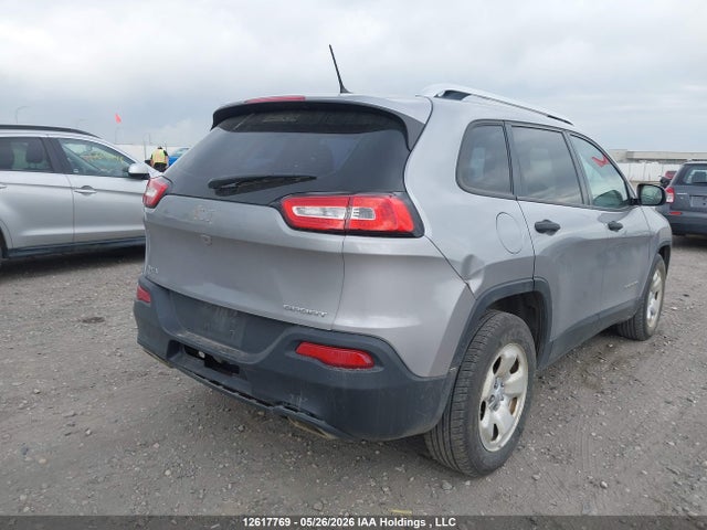 2015 Jeep Cherokee Sport მანქანა იყიდება აუქციონზე, vin: 1C4PJMAS3FW716674, აუქციონის ნომერი: 12617769