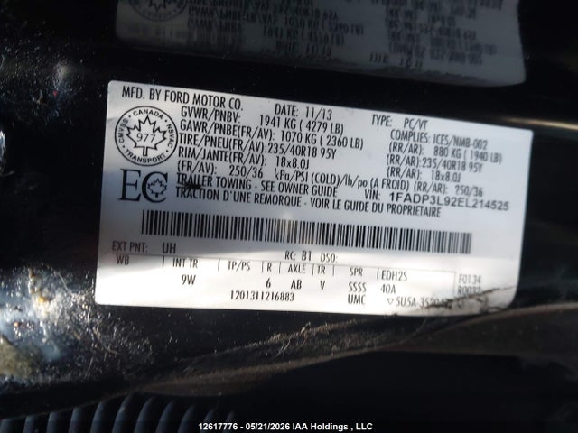 Ford Focus St St 2014 1FADP3L92EL214525 Image 9