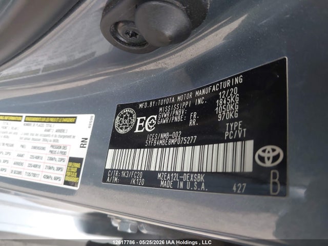 Toyota COROLLA SE 2021 5YFB4MBE8MP075277 Image 20