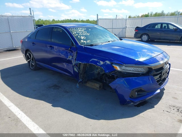 2021 Honda Accord Se მანქანა იყიდება აუქციონზე, vin: 1HGCV1F28MA800463, აუქციონის ნომერი: 12617802