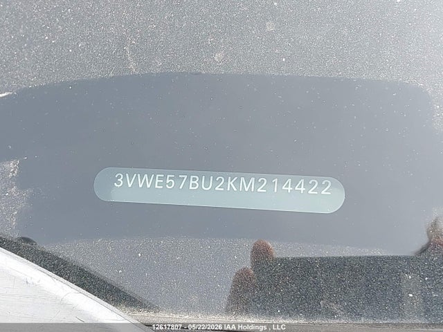 2019 Volkswagen Jetta 1.4 Tsi Highline მანქანა იყიდება აუქციონზე, vin: 3VWE57BU2KM214422, აუქციონის ნომერი: 12617807