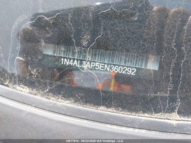12617814 :رقم المزاد ، 1N4AL3AP5EN360292 vin ، 2014 Nissan Altima 2.5/2.5 S/2.5 Sl/2.5 Sv مزاد بيع