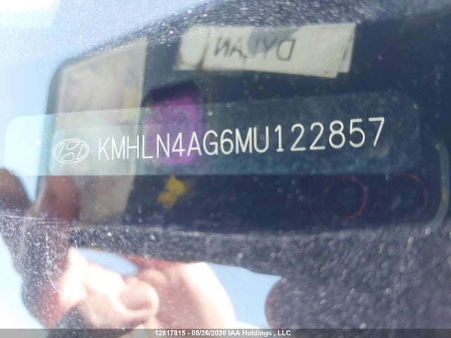 KMHLN4AG6MU122857 Hyundai Elantra Ultimate Ivt With Tech Package