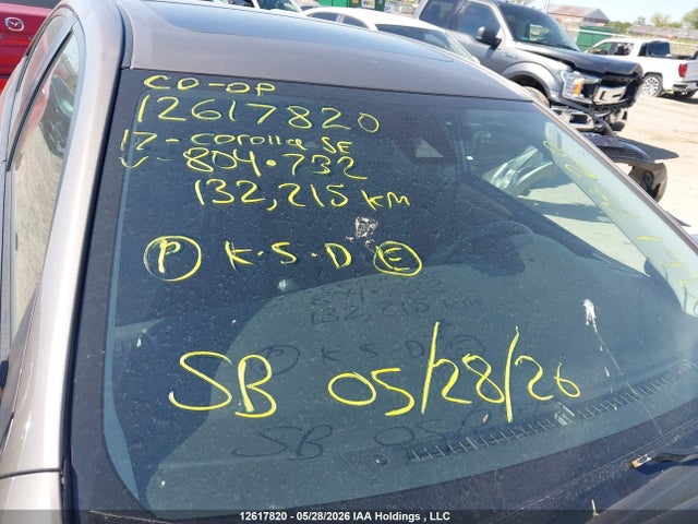 Aukcja sprzedaży 2017 Toyota Corolla Se, vin: 2T1BURHE1HC804732, numer aukcji: 12617820