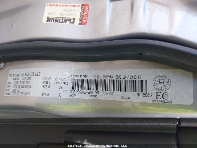 Продаж на аукціоні авто 2017 Jeep Cherokee Limited, vin: 1C4PJMDS6HW549967, номер лоту: 12617823