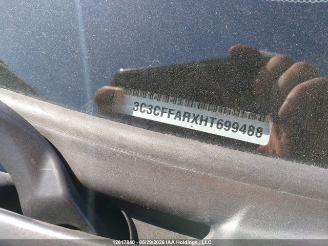 2017 Fiat 500 მანქანა იყიდება აუქციონზე, vin: 3C3CFFARXHT699488, აუქციონის ნომერი: 12617840