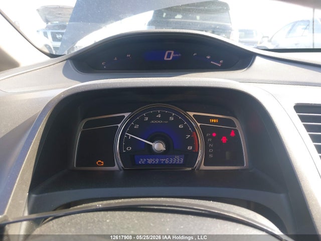 12617908 :رقم المزاد ، 2HHFD56589H201729 vin ، 2009 Acura Csx مزاد بيع
