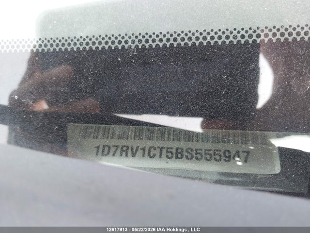 2011 Dodge Ram 1500 მანქანა იყიდება აუქციონზე, vin: 1D7RV1CT5BS555947, აუქციონის ნომერი: 12617913