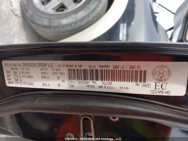 2011 Dodge Ram 1500 მანქანა იყიდება აუქციონზე, vin: 1D7RV1CT5BS555947, აუქციონის ნომერი: 12617913
