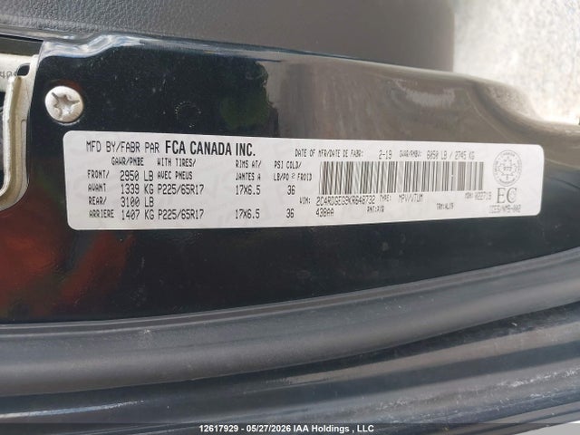 Aukcja sprzedaży 2019 Dodge Grand Caravan Gt, vin: 2C4RDGEG9KR648732, numer aukcji: 12617929