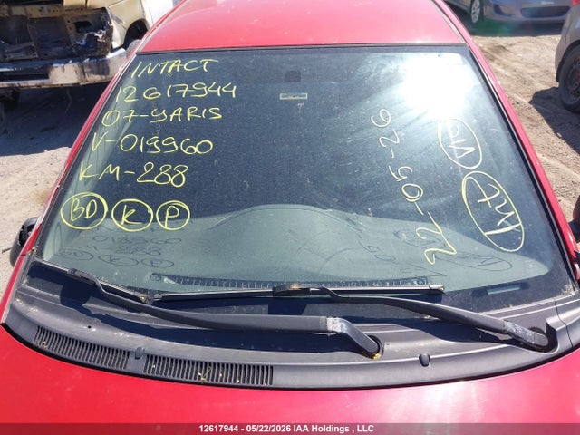 12617944 :رقم المزاد ، JTDBT923471019960 vin ، 2007 Toyota Yaris مزاد بيع