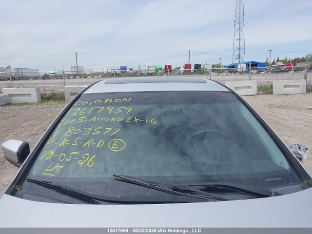 2005 Honda Accord Ex V6 მანქანა იყიდება აუქციონზე, vin: 1HGCM66505A803577, აუქციონის ნომერი: 12617959