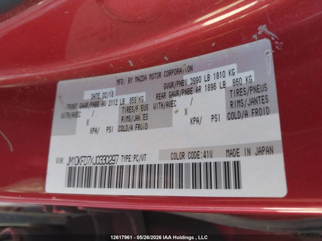 JM1DKFD7XJ0330297 Mazda Cx-3 Grand Touring