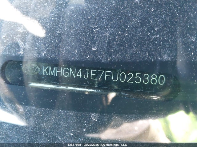 Aukcja sprzedaży 2015 Hyundai Genesis 3.8l, vin: KMHGN4JE7FU025380, numer aukcji: 12617968