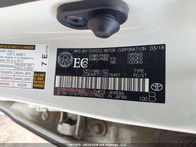 Toyota Prius Prime Upgrade 2018 JTDKARFP7J3078497 Image 19