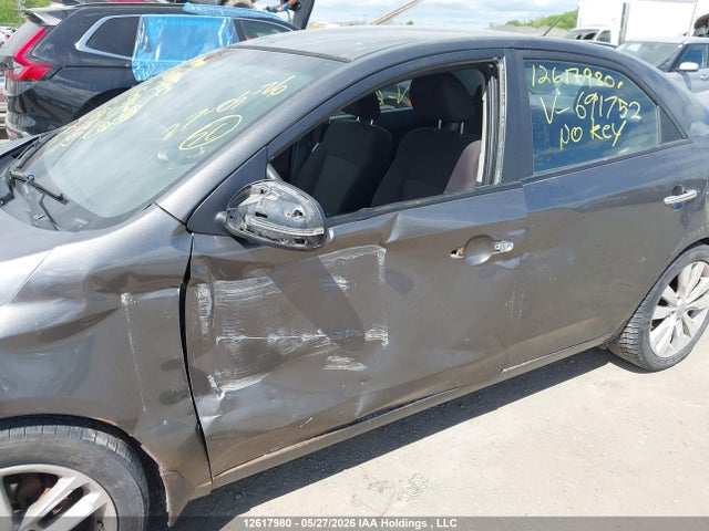 12617980 :رقم المزاد ، KNAFU4A29D5691752 vin ، 2013 Kia Forte Ex مزاد بيع