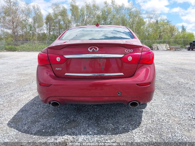 Auction sale of the 2014 Infiniti Q50 Premium/sport, vin: JN1BV7AR7EM681583, lot number: 12617985