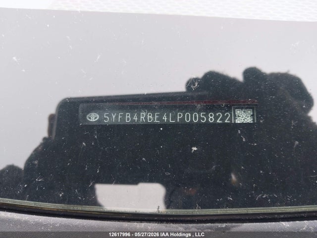 Aukcja sprzedaży 2020 Toyota Corolla Se, vin: 5YFB4RBE4LP005822, numer aukcji: 12617996