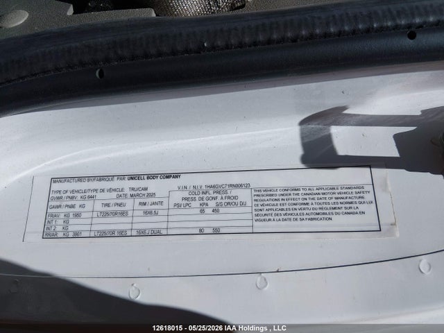 1HA6GVC71RN006123 Chevrolet Express Cutaway 4500 Van