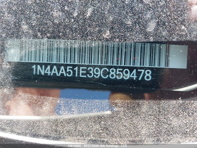 Aukcja sprzedaży 2009 Nissan Maxima 3.5 S, vin: 1N4AA51E39C859478, numer aukcji: 12616660