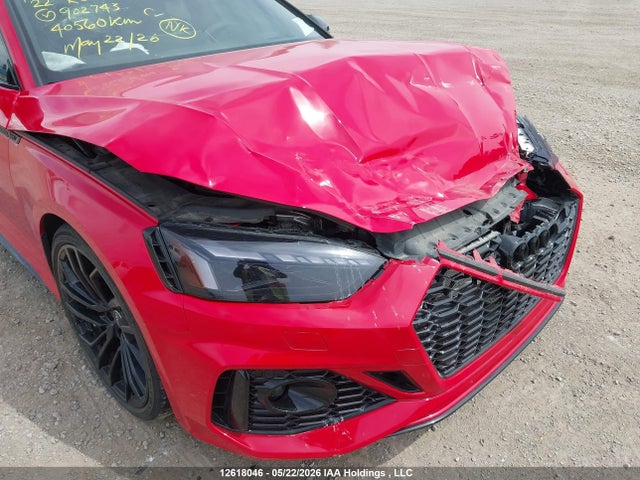 12618046 :رقم المزاد ، WUABWCF57NA902743 vin ، 2022 Audi Rs 5 2.9 مزاد بيع