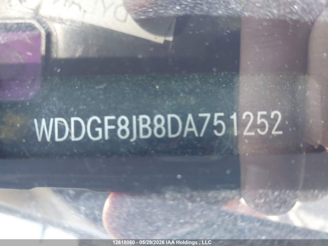 12618060 :رقم المزاد ، WDDGF8JB8DA751252 vin ، 2013 Mercedes-benz C 350 4matic مزاد بيع