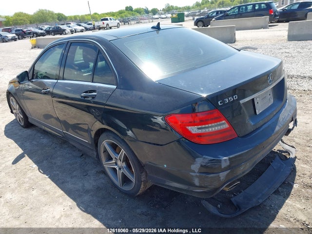 12618060 :رقم المزاد ، WDDGF8JB8DA751252 vin ، 2013 Mercedes-benz C 350 4matic مزاد بيع
