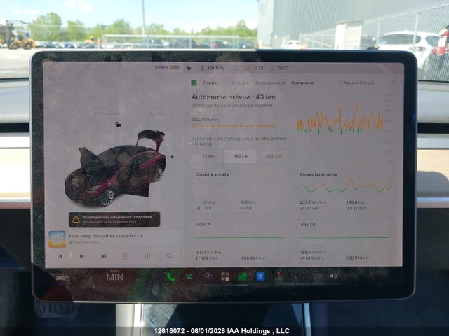 12618072 :رقم المزاد ، 5YJ3E1EBXKF366163 vin ، 2019 Tesla Model 3 Long Range/performance مزاد بيع