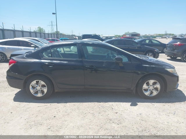 2013 Honda Civic Lx მანქანა იყიდება აუქციონზე, vin: 2HGFB2F48DH014919, აუქციონის ნომერი: 12618082