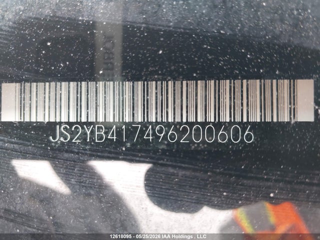 2009 Suzuki Sx4 მანქანა იყიდება აუქციონზე, vin: JS2YB417496200606, აუქციონის ნომერი: 12618095