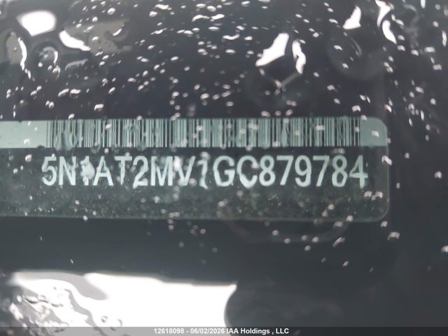 Aukcja sprzedaży 2016 Nissan Rogue S/sl/sv, vin: 5N1AT2MV1GC879784, numer aukcji: 12618098