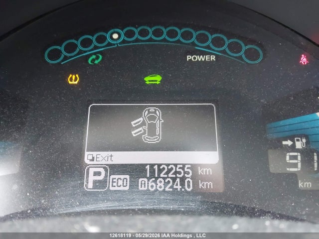12618119 :رقم المزاد ، 1N4AZ0CP0FC302095 vin ، 2015 Nissan Leaf مزاد بيع