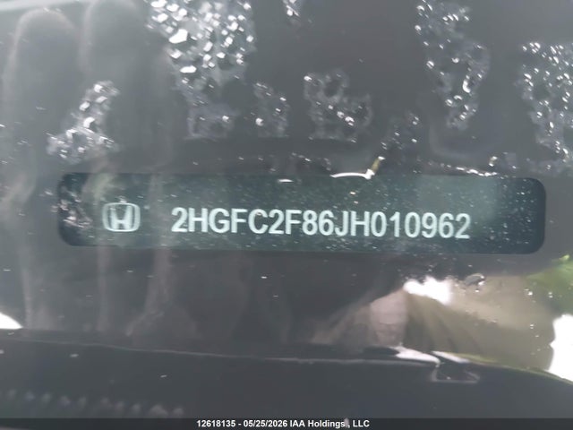 Honda Civic 2018 2HGFC2F86JH010962 Image 19