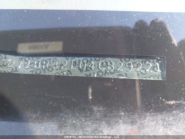 12618137 :رقم المزاد ، 2T1BR32E04C829221 vin ، 2004 Toyota Corolla Ce/le/s مزاد بيع